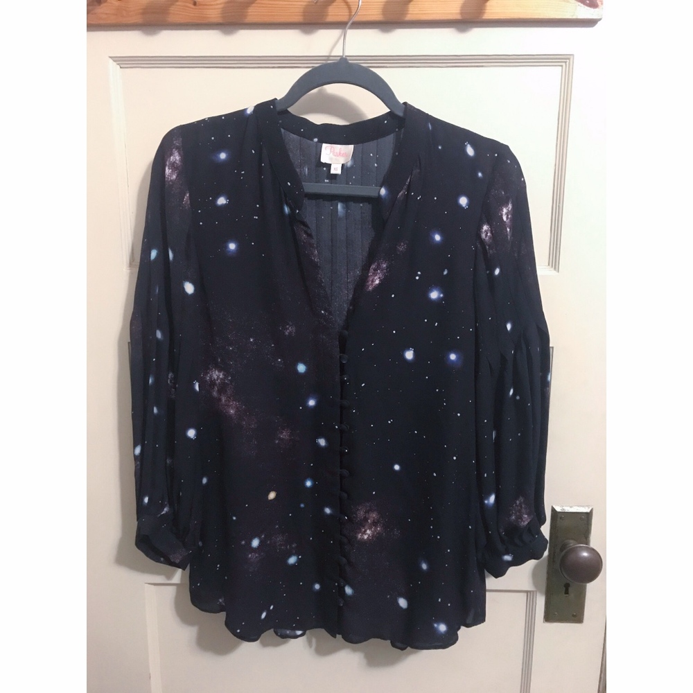 Parker silk star blouse